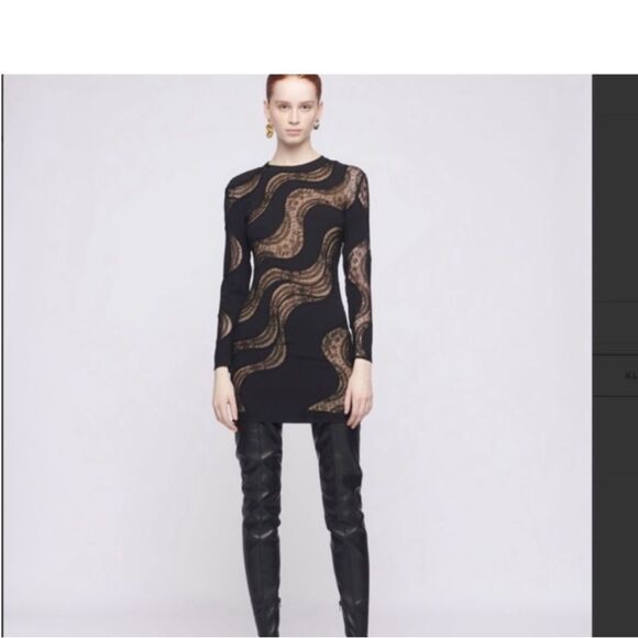 Stella McCartney Dresses & Skirts - NWT Stella McCartney Black  Wave Dress, M